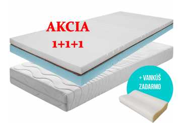 Matrac SONIC COCO 1 + 1 + darček 2x vankúš Obrázok pre Matrac SONIC COCO 1 + 1 + darček 2x vankúš