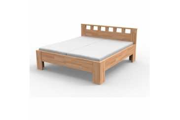 Masívna manželská posteľ KAROLÍNA Obrázok pre Masívna manželská posteľ KAROLÍNA