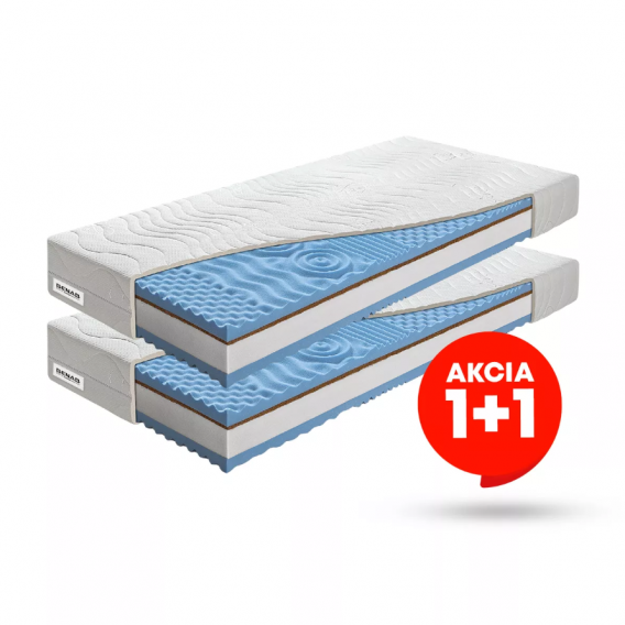 Matrac BENAB ZERO HARD 1 + 1 + darček 1x chránič matraca Obrázok pre Matrac BENAB ZERO HARD 1 + 1 + darček 1x chránič matraca